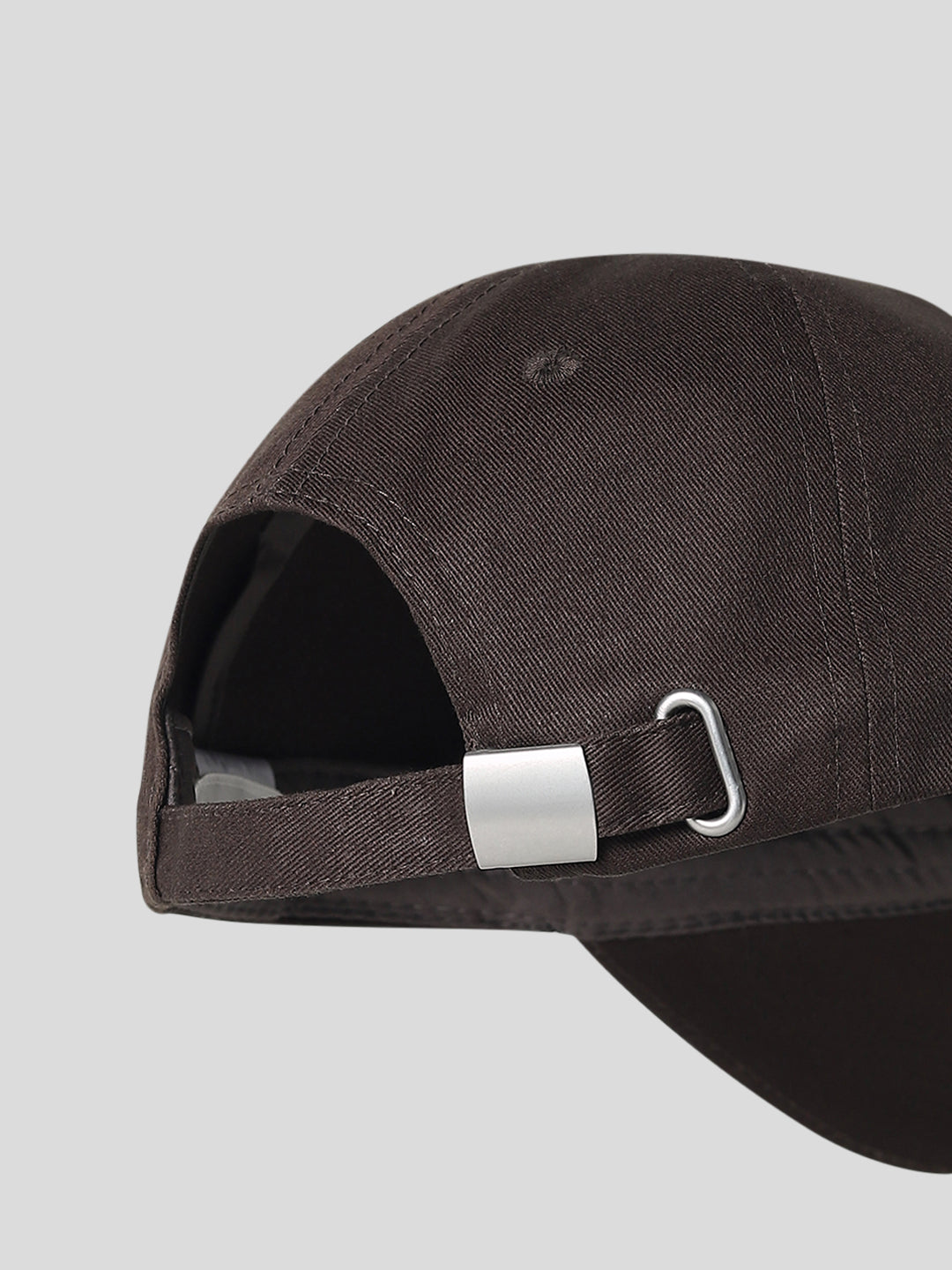 Embroidered Cap - Dark Brown