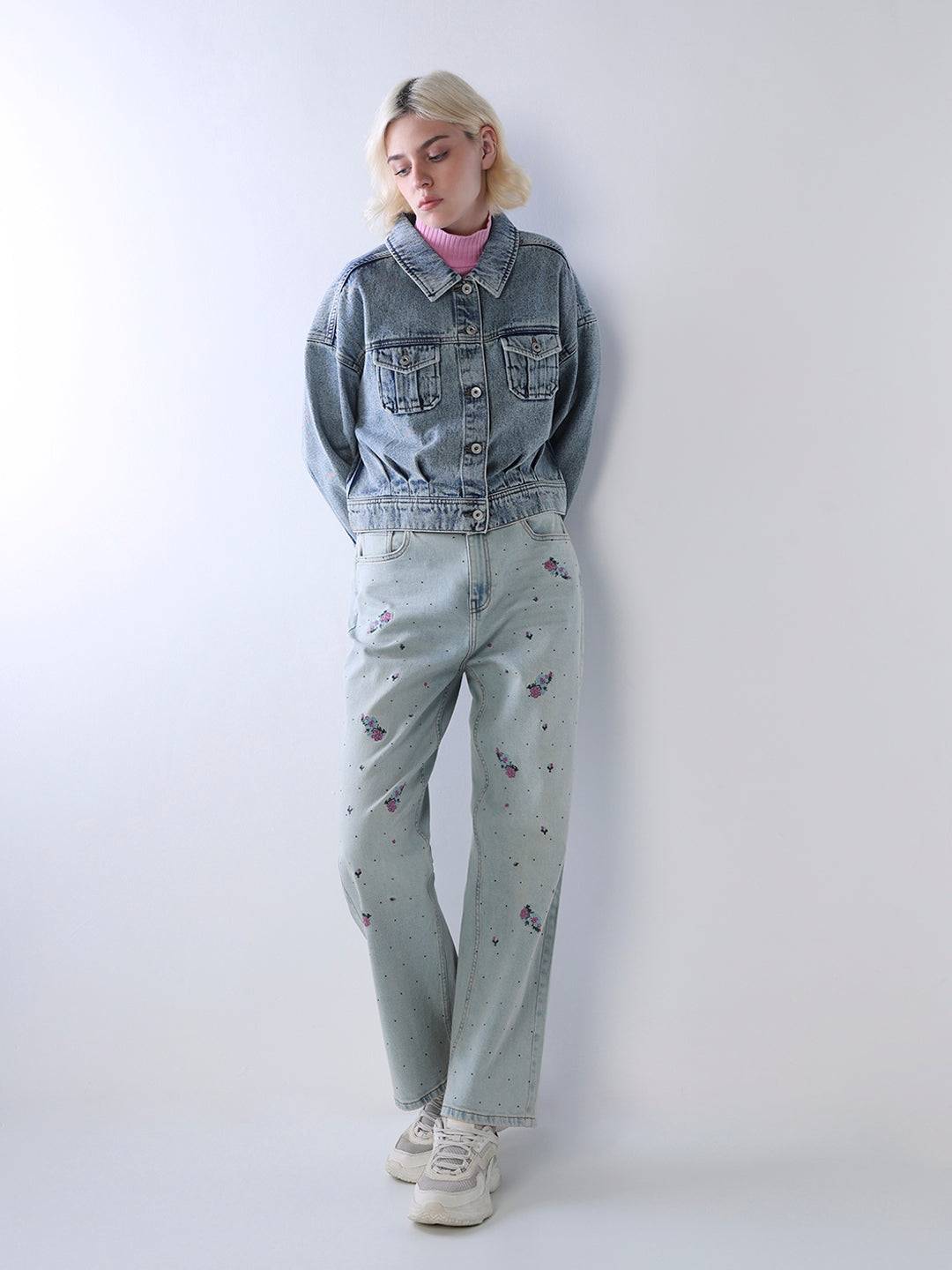 Cropped Denim Jacket