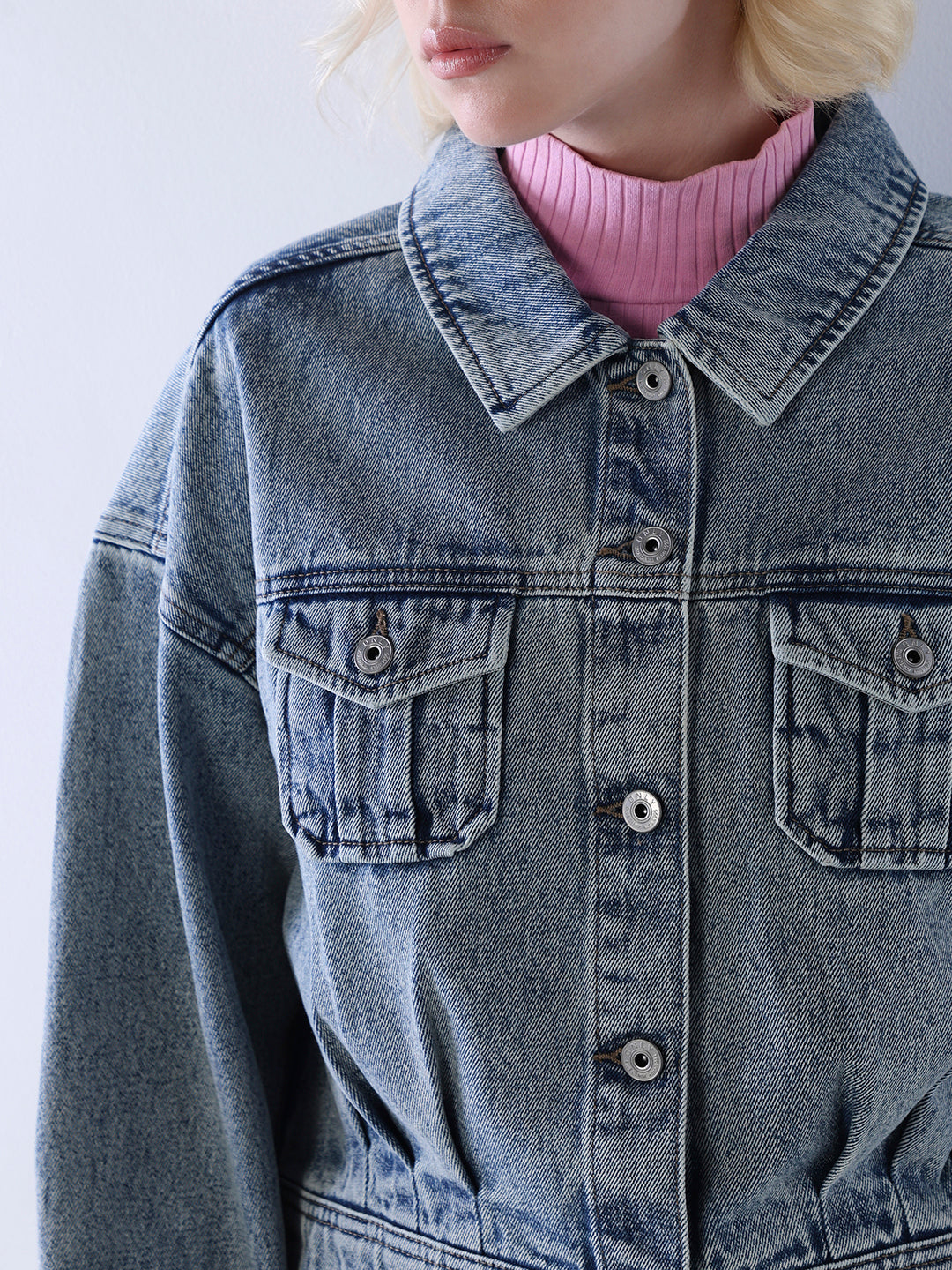 Cropped Denim Jacket