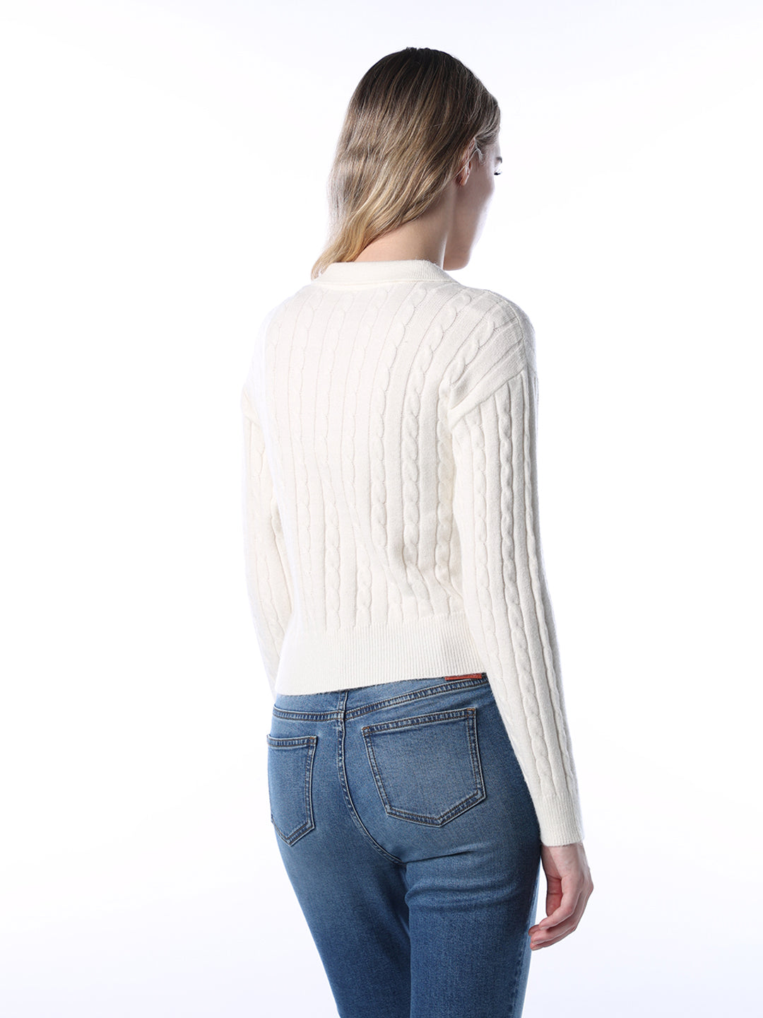 Soft Cable Knit Polo