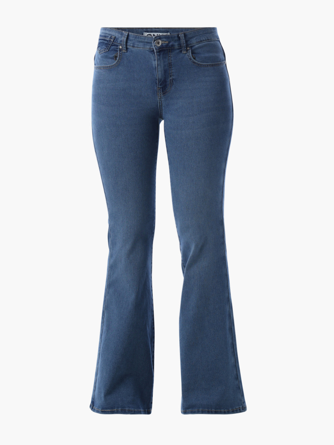 Light Blue High Rise Flared Jeans