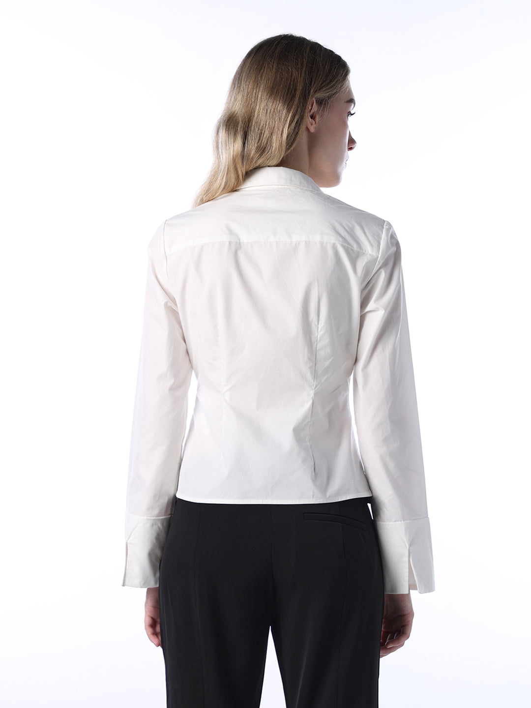 Fitted Hook Poplin Shirt