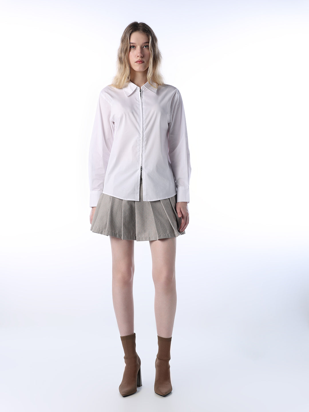 Slim Fit Zipped Shirt