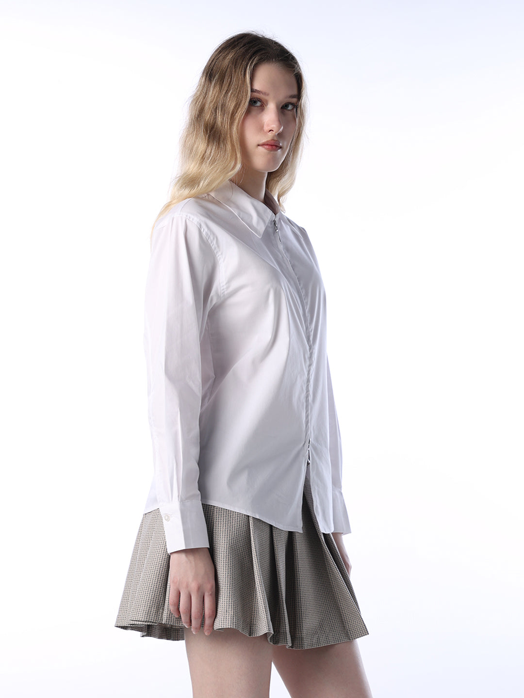 Slim Fit Zipped Shirt