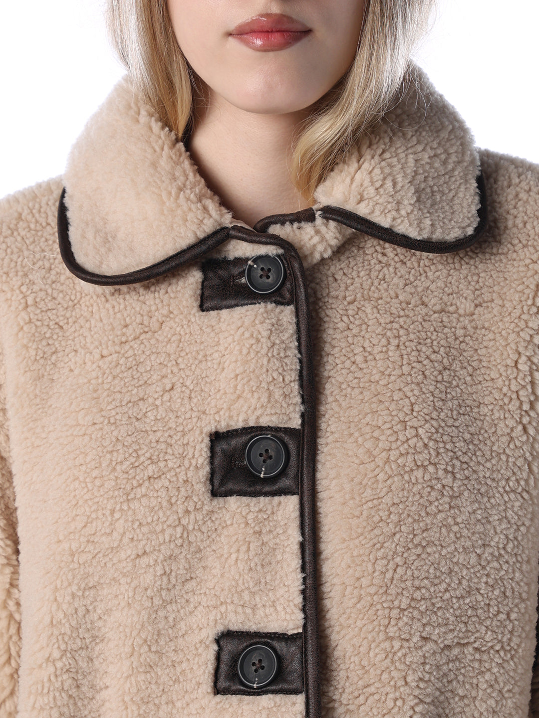 Beige Teddy Jacket