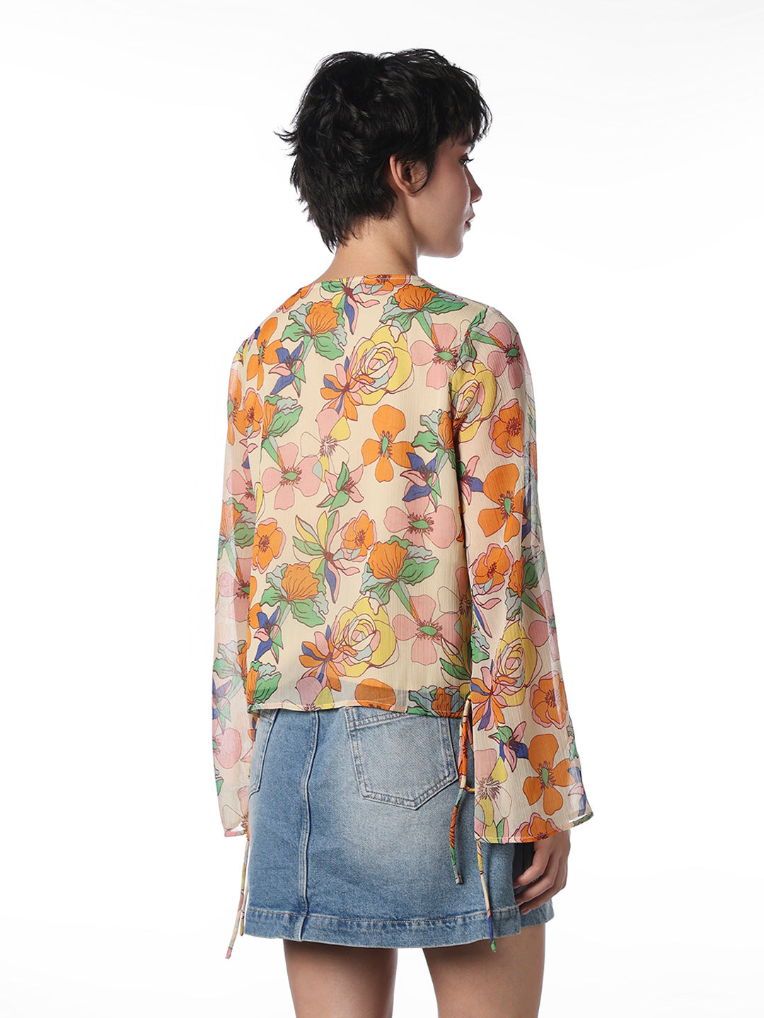Multi-Colour Floral Top