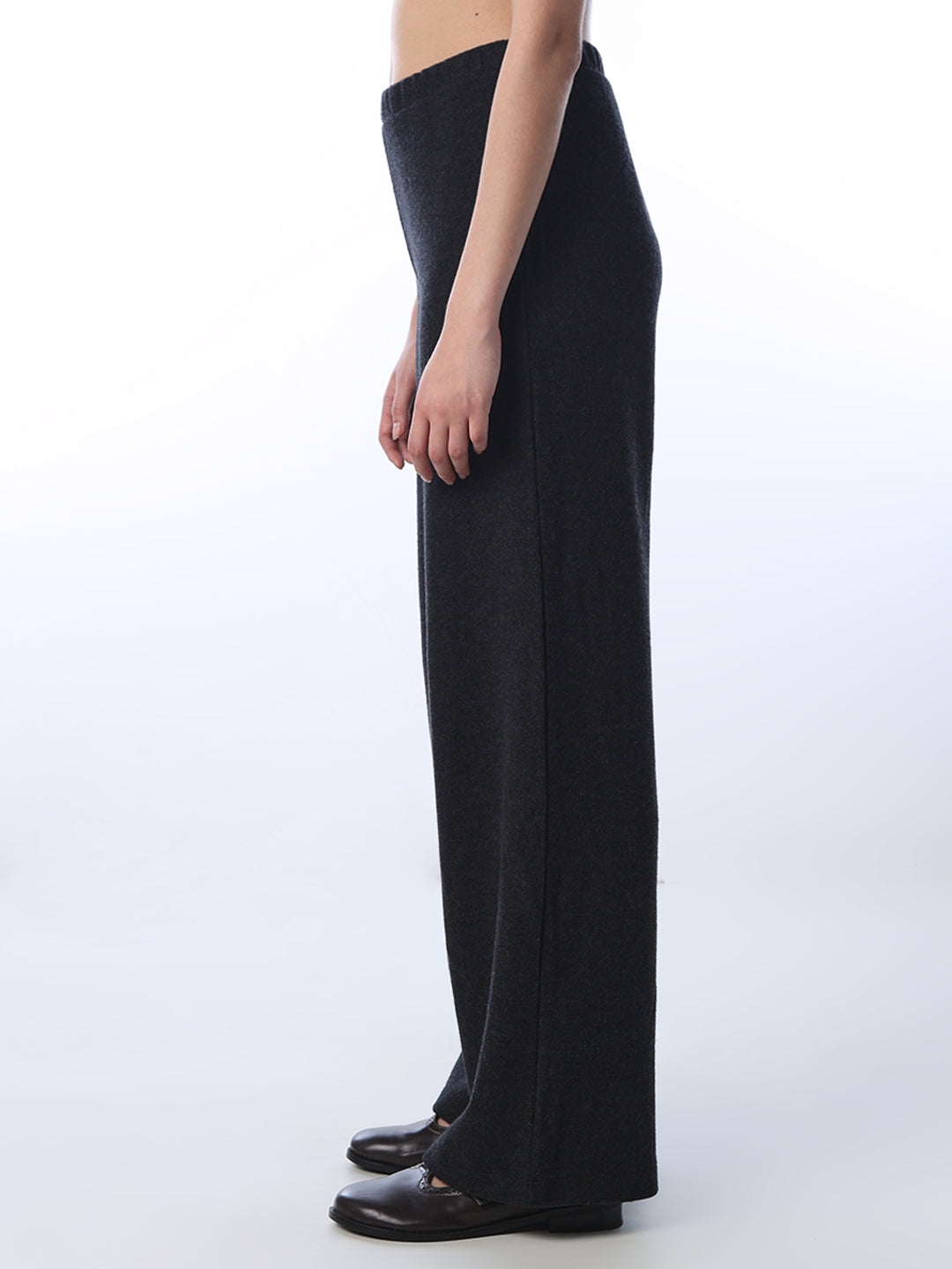 Dark Grey Wide Leg Sweatpants