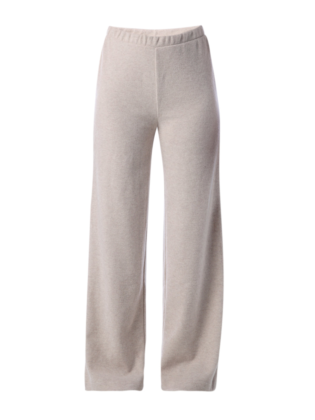 Beige Wide Leg Sweatpants