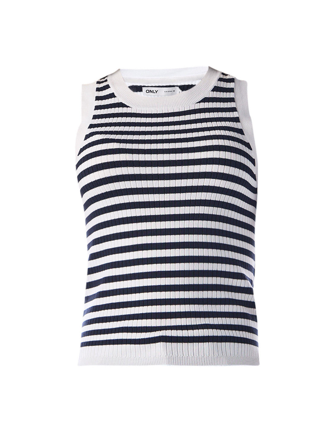 Striped Ribbed Tank Top