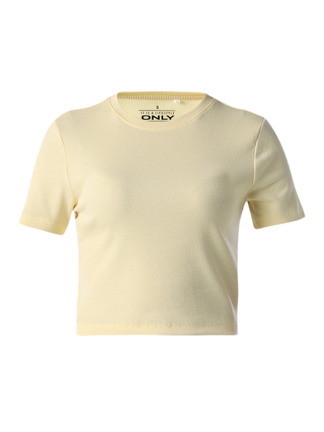 Slim Fit O-Neck T-shirt - Yellow