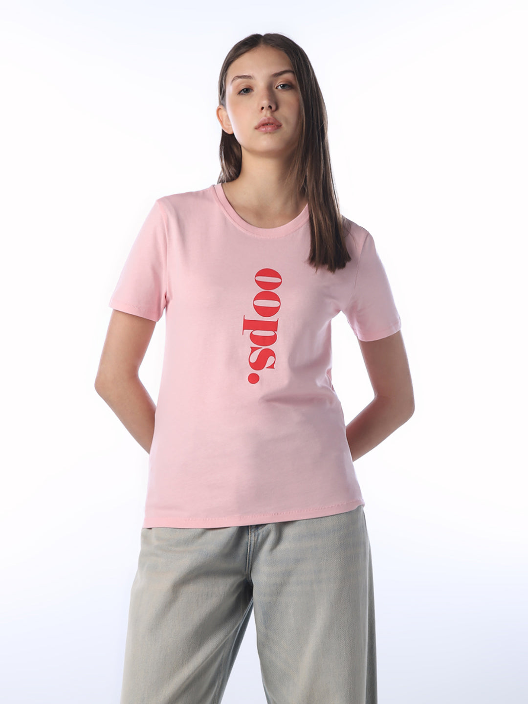 Pink Printed T-shirt