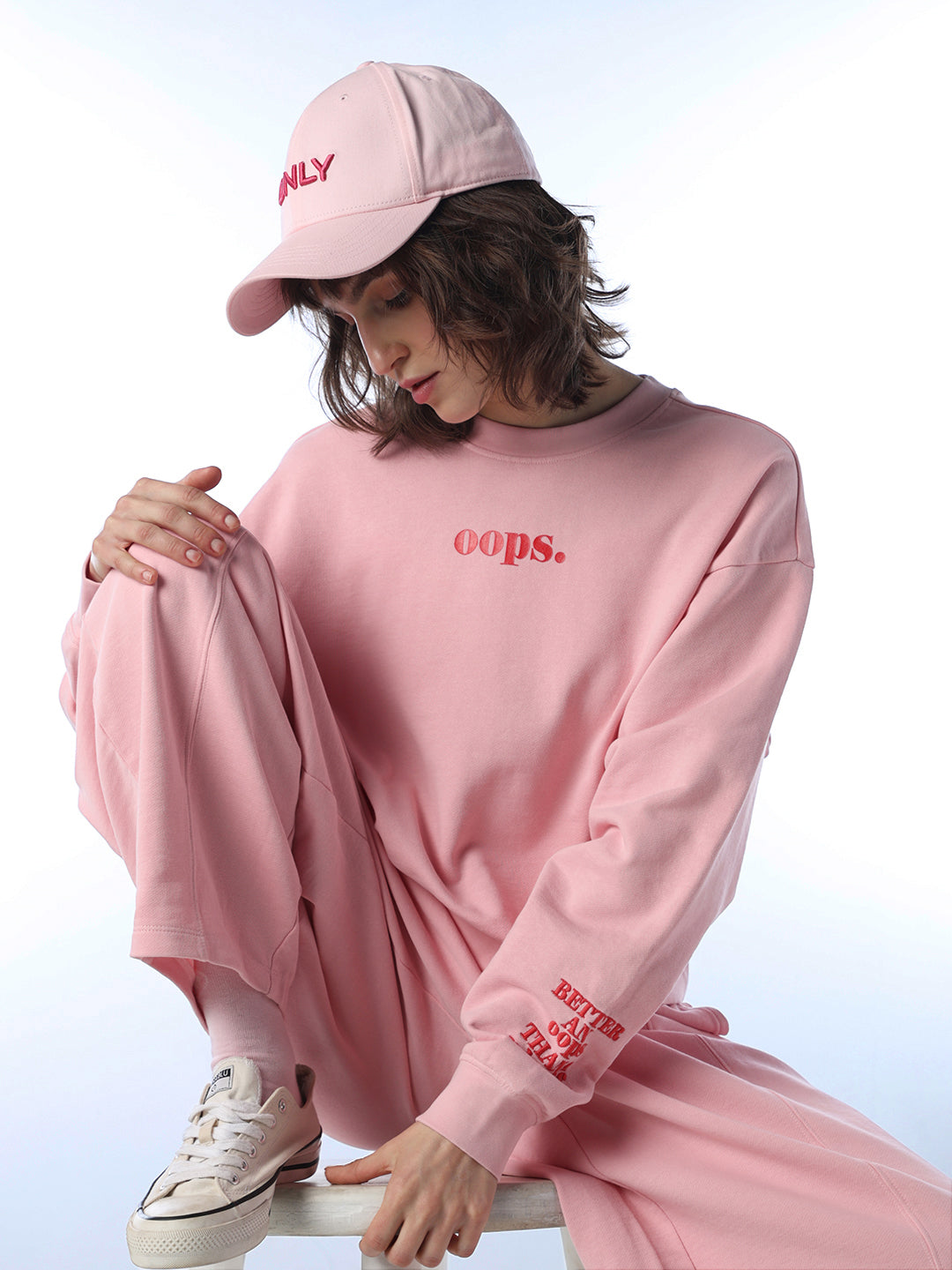 Cropped Cotton Sweatshirt