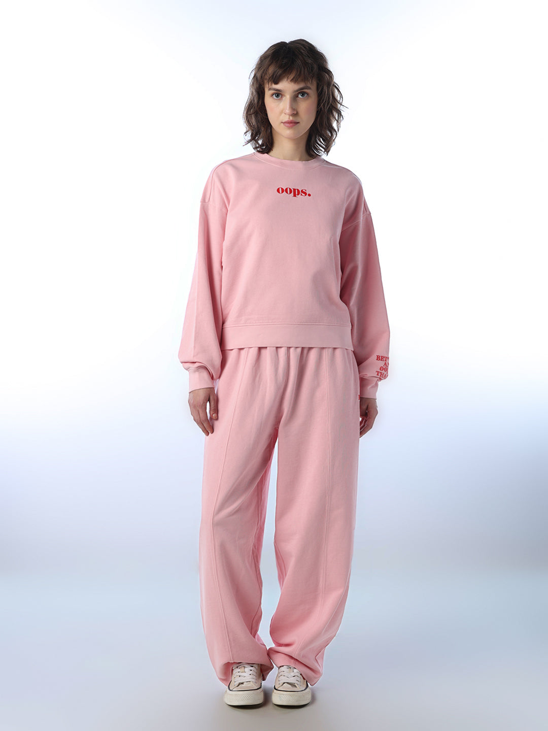 Cropped Cotton Sweatshirt