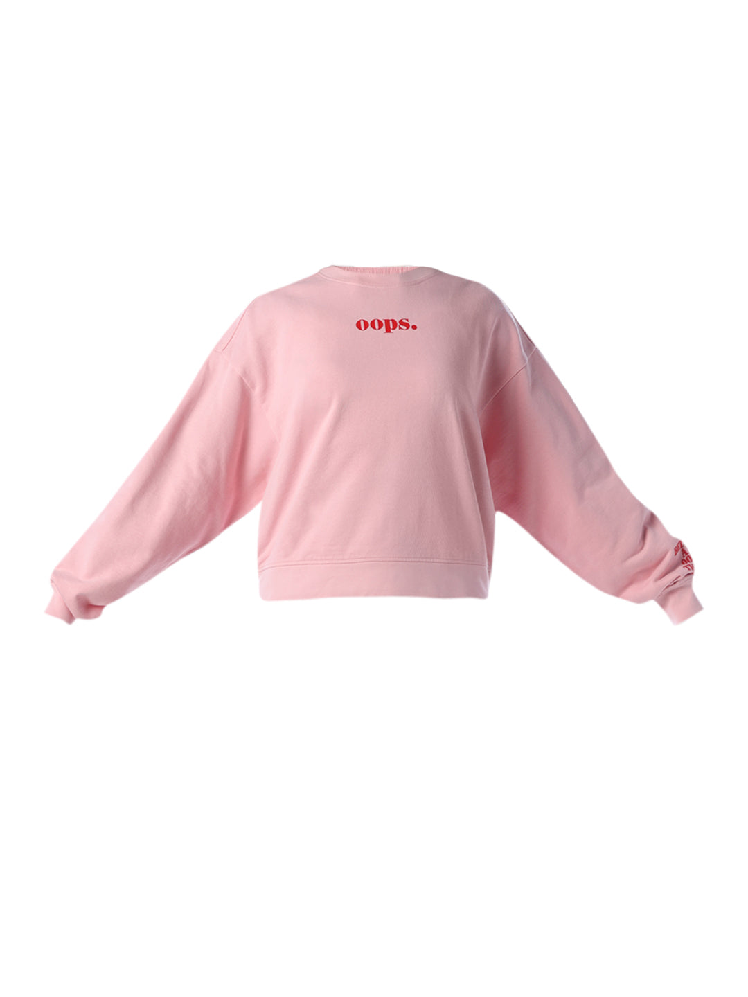 Cropped Cotton Sweatshirt