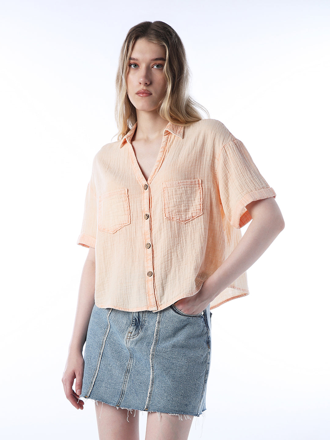 Vintage Washed Cotton Shirt