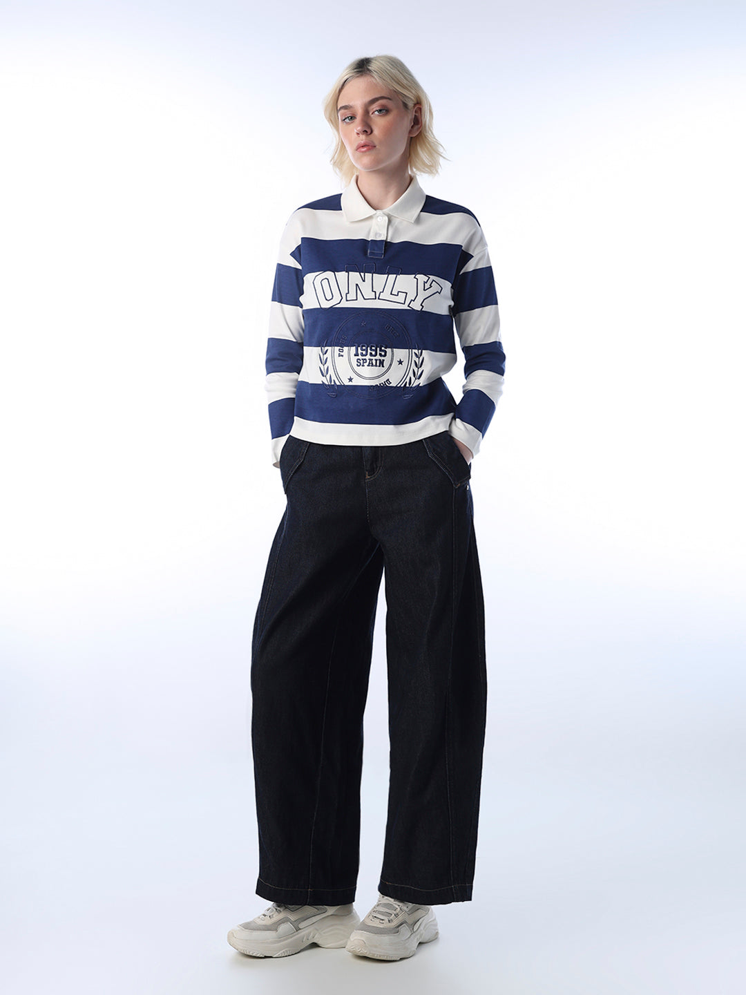 Embroidered Rugby Cotton T-shirt