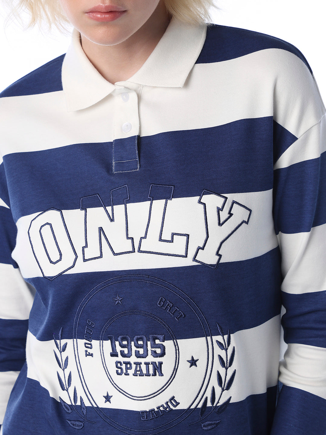 Embroidered Rugby Cotton T-shirt