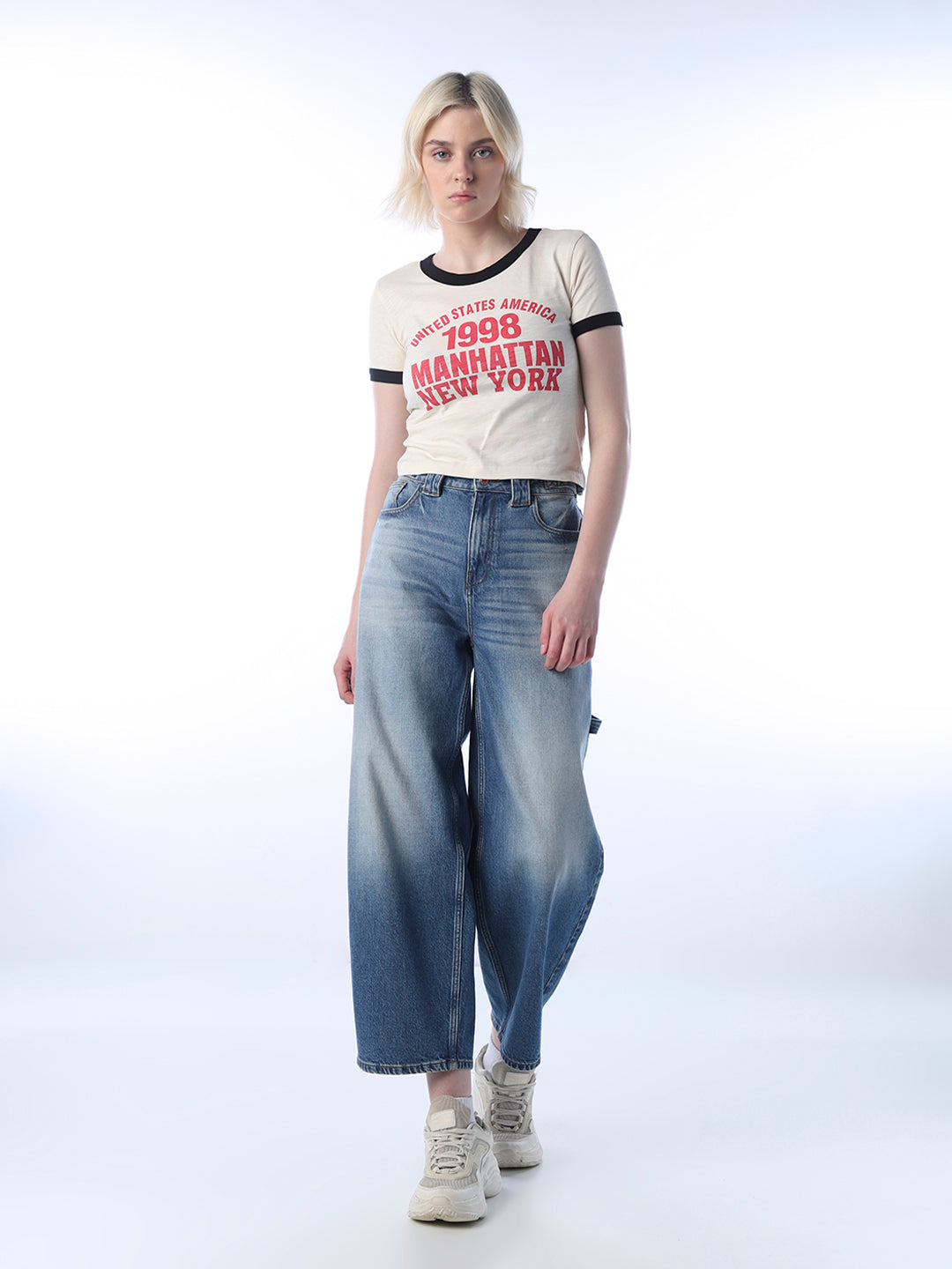 Printed Fitted Cotton T-shirt