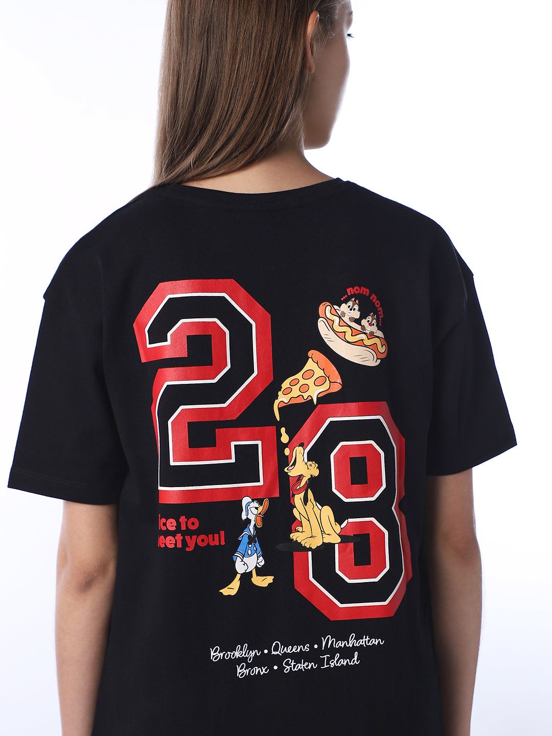 Mickey Mouse Print T-shirt