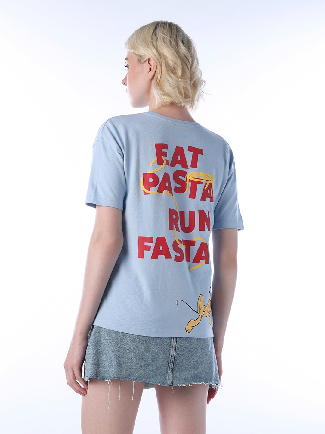 Printed Mickey Cotton T-shirt