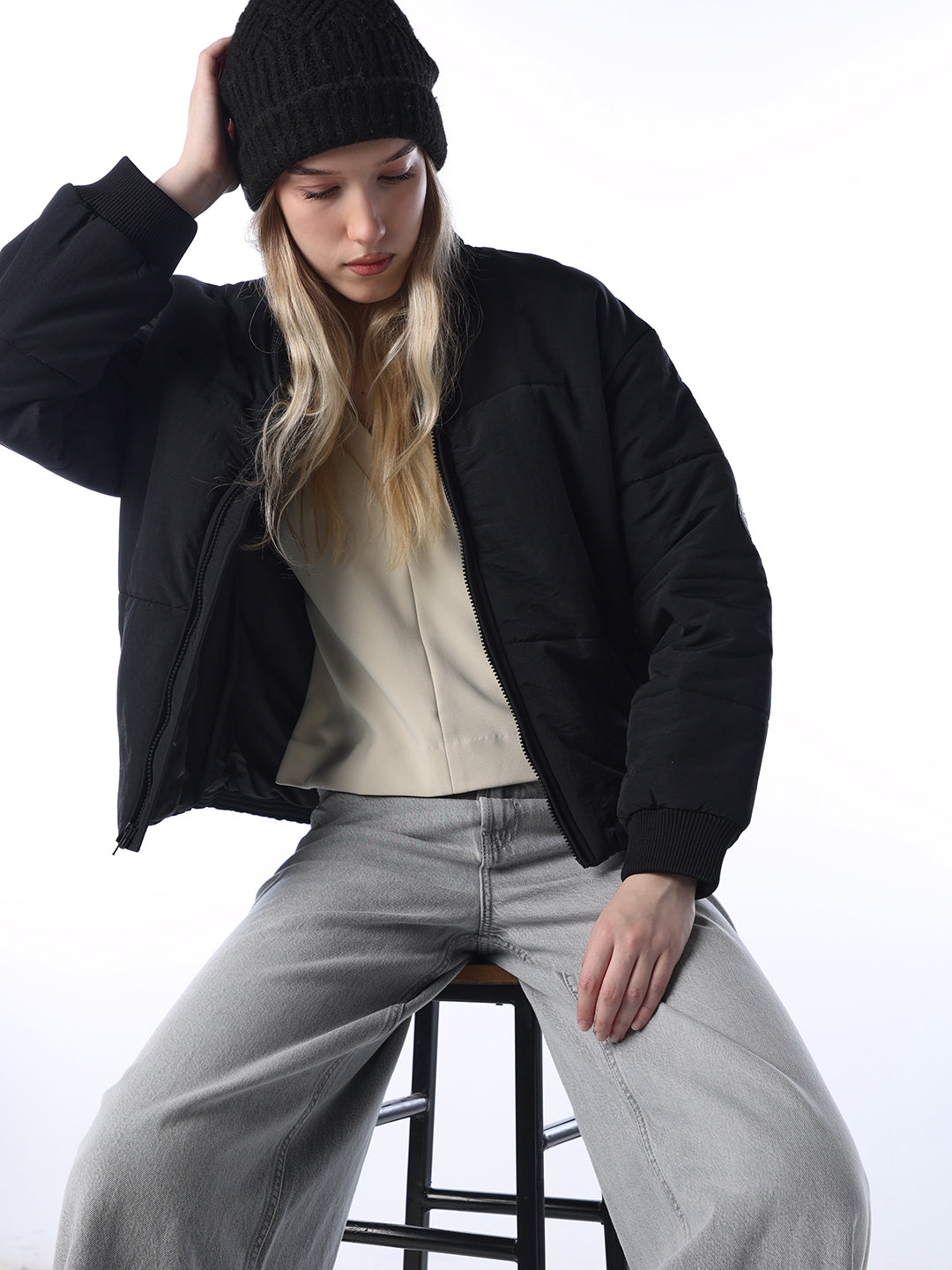 High Neck Puffer Jacket