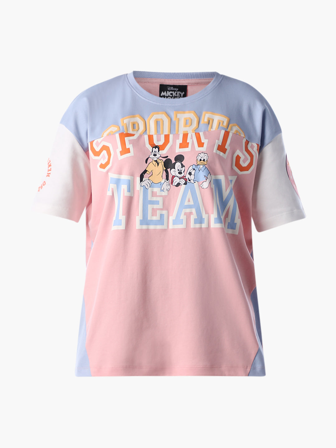 Mickey Mouse Colourblocked T-shirt