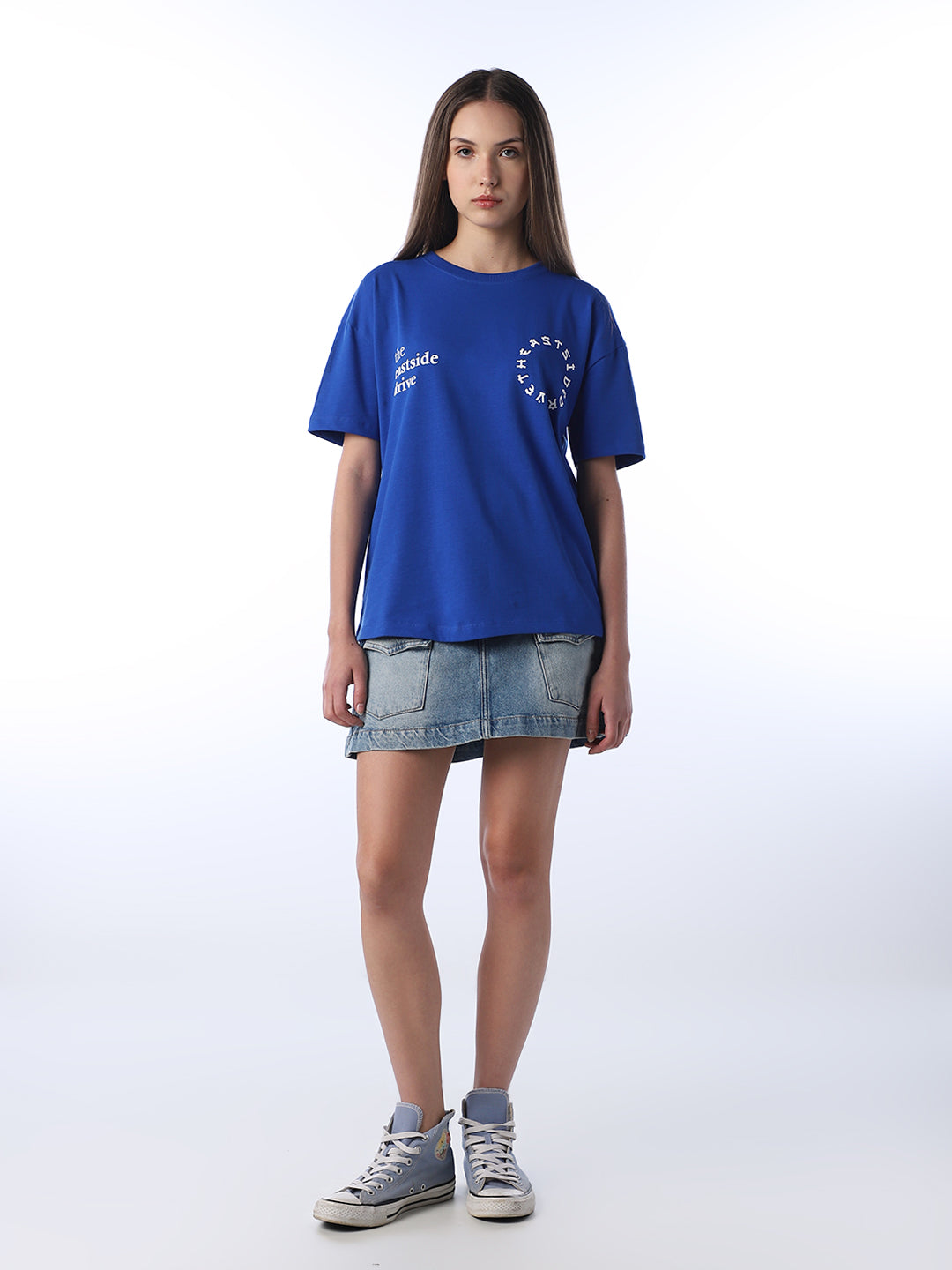 Printed Oversized Cotton T-shirt