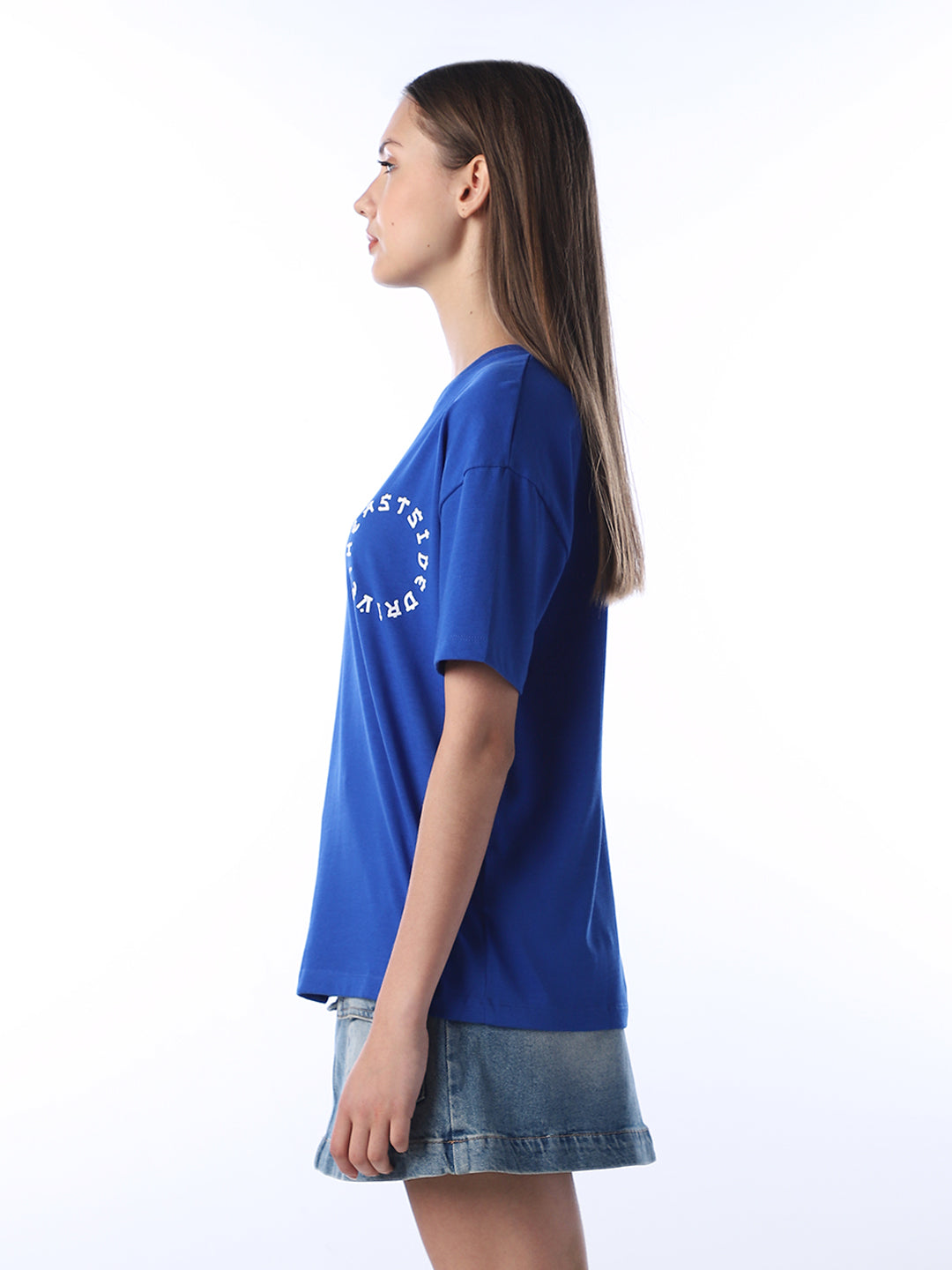 Printed Oversized Cotton T-shirt