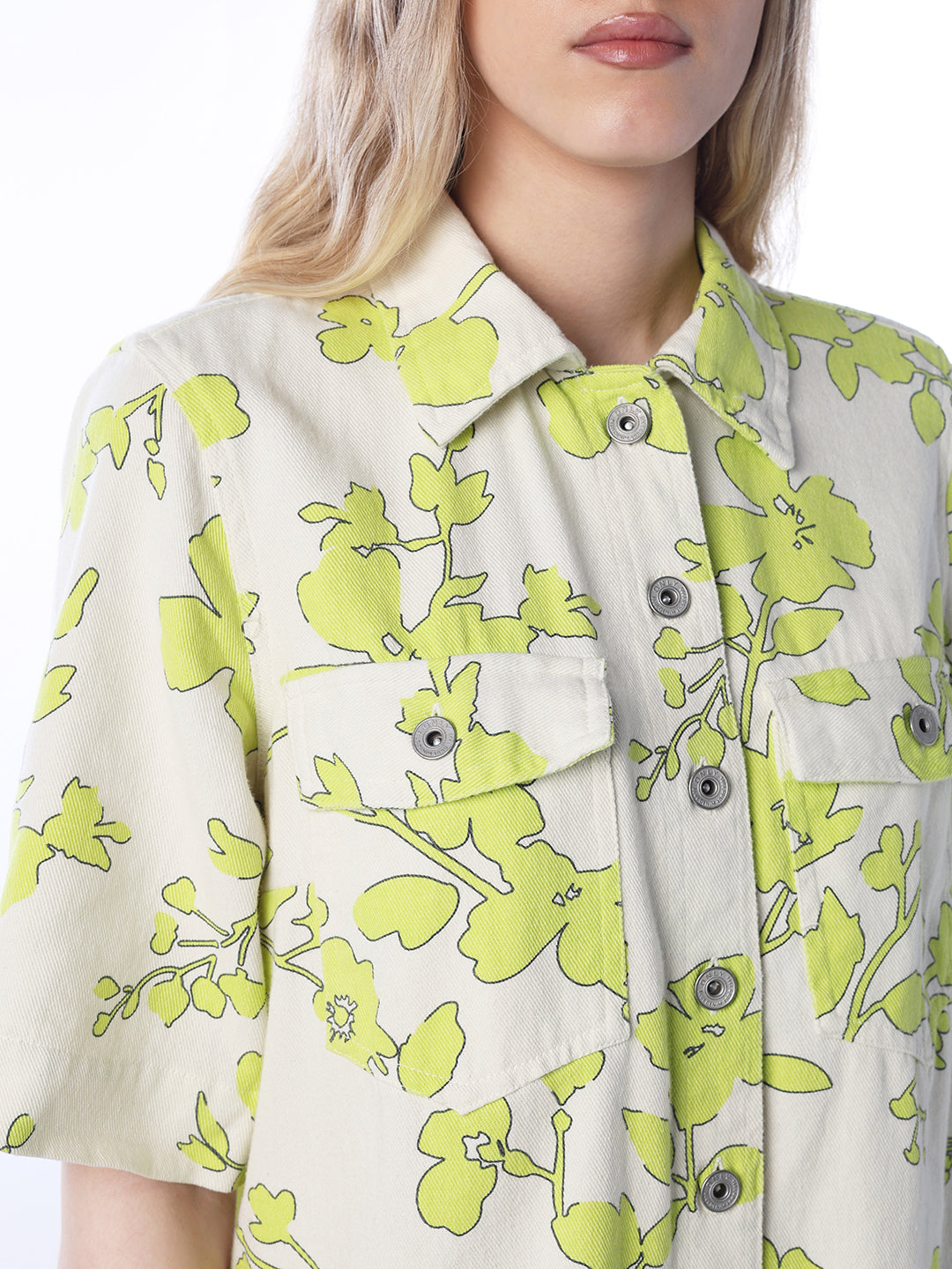 Printed Long Cotton Shirt