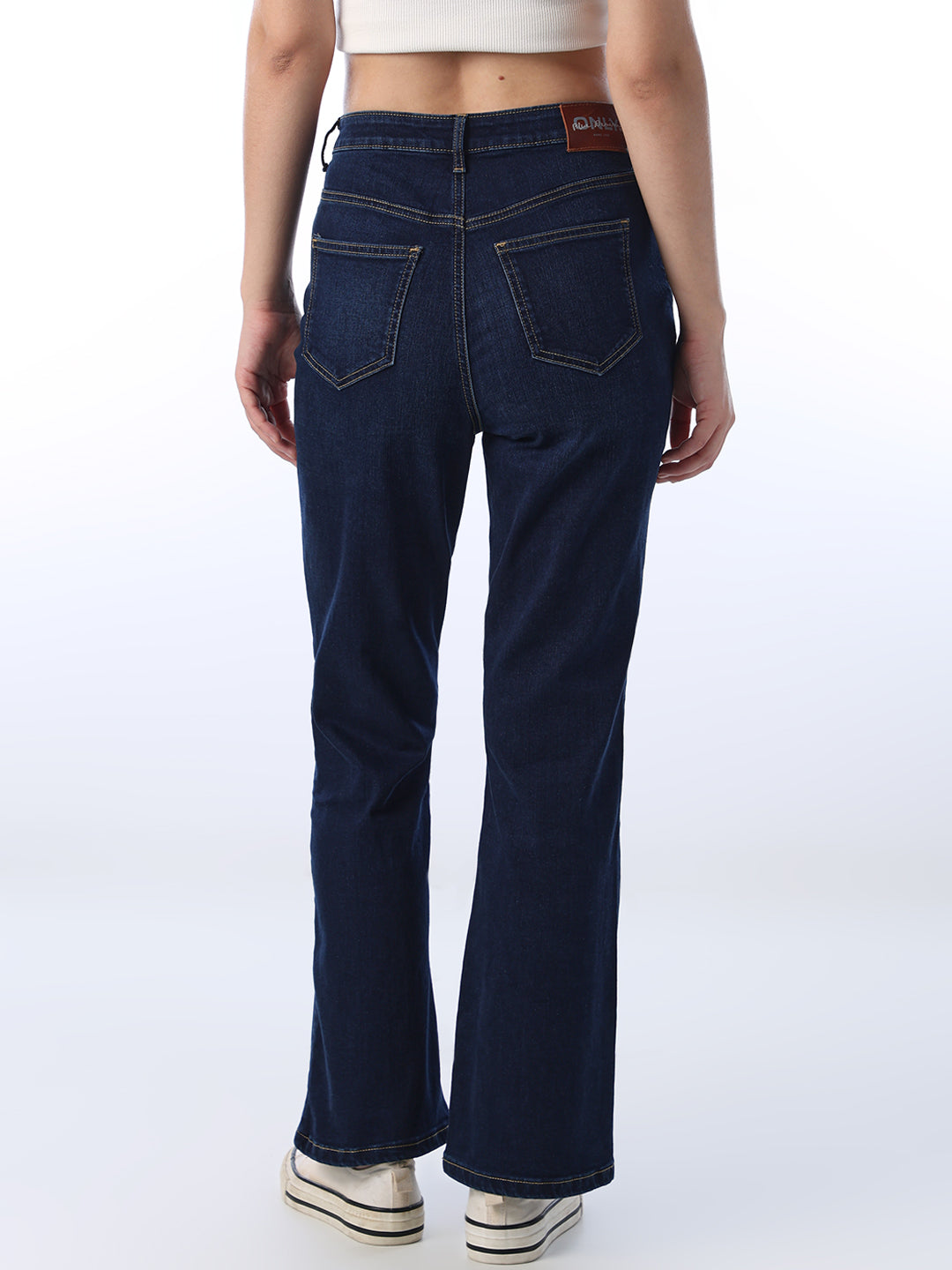 High Rise Paola Flared Jeans - Dark Blue