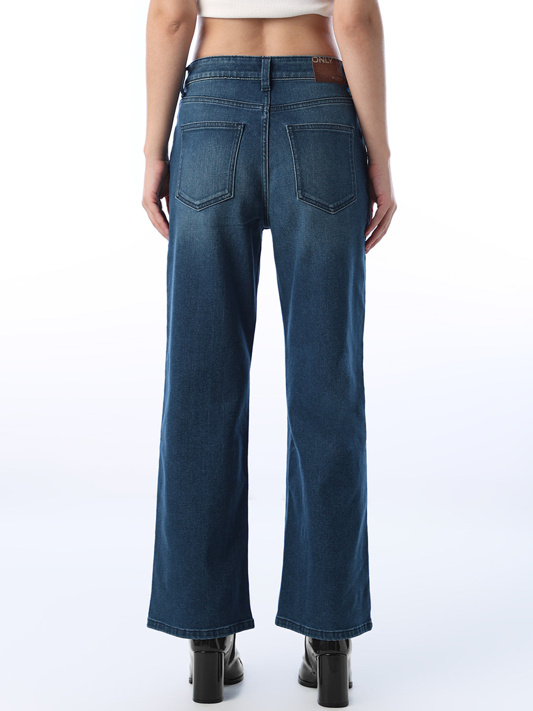 High Rise Wide Leg Jeans