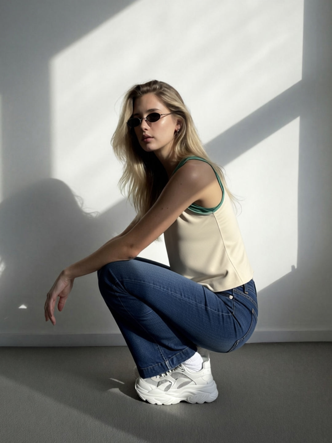 Flared High Rise Jeans