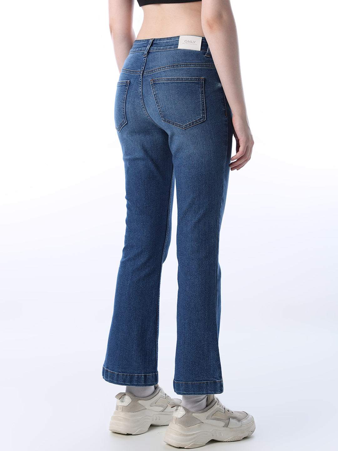 Flared High Rise Jeans