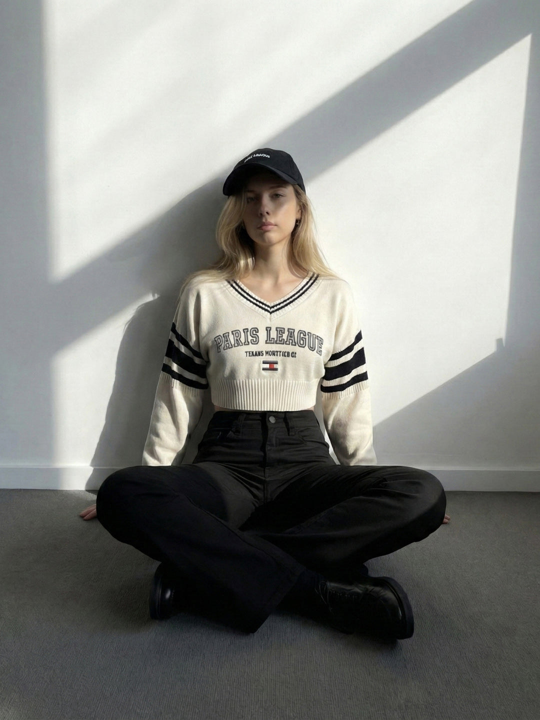 High Rise Troy Straight Fit Black Jeans