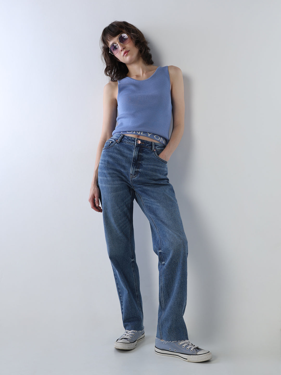 High Rise Erin Straight Fit Jeans