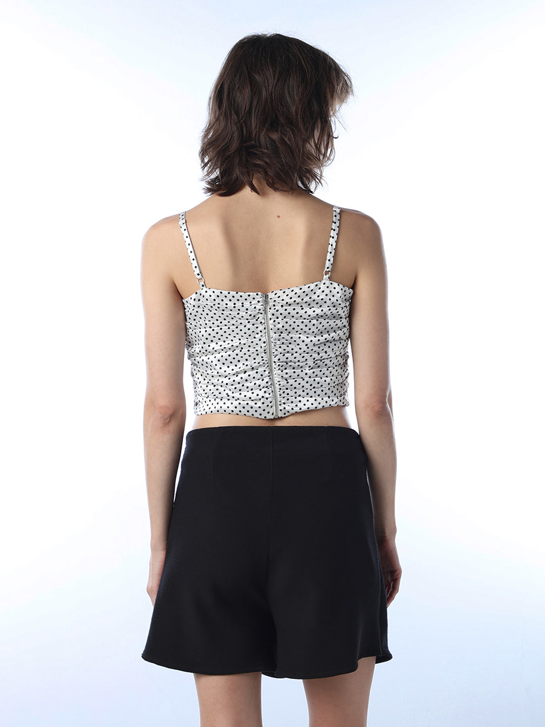 Polka Dot Cropped Top