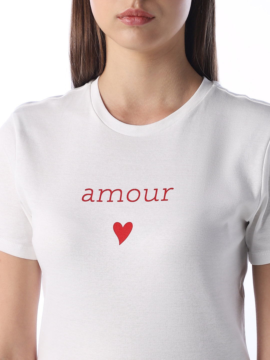 White Printed Organic Cotton T-shirt