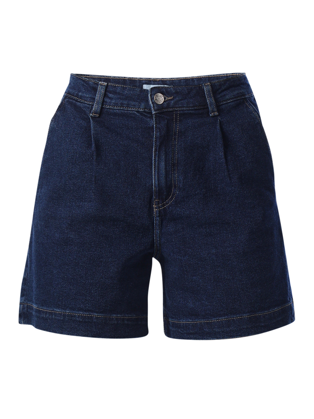 High Rise Denim Shorts