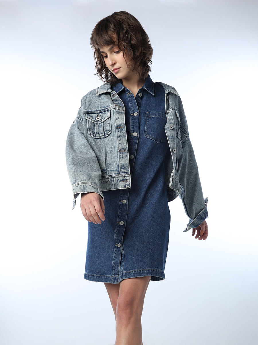 Denim Shirt Mih Jeans Avery Dress Denim Shirt Dress L