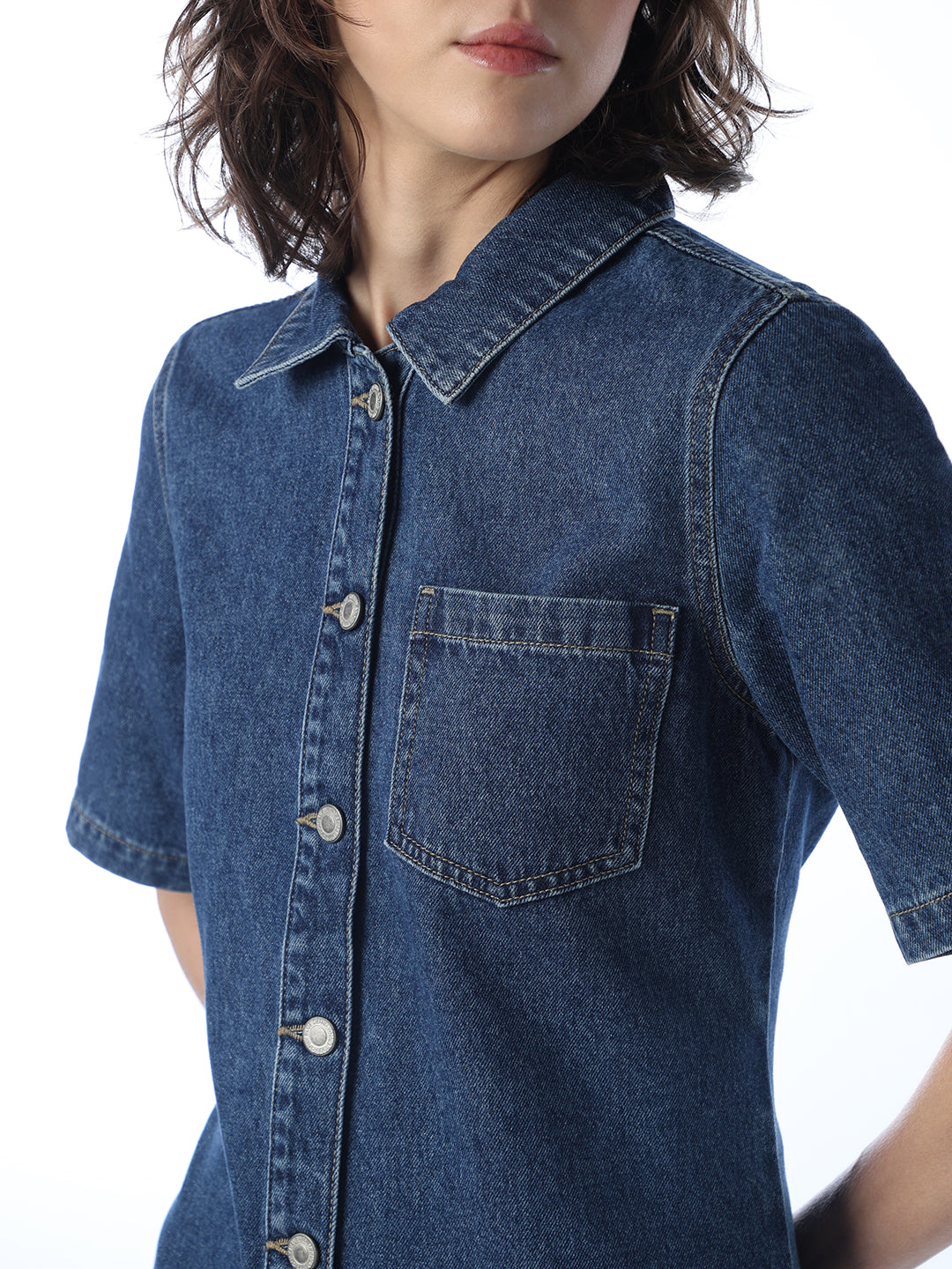 Denim Shirt Dress