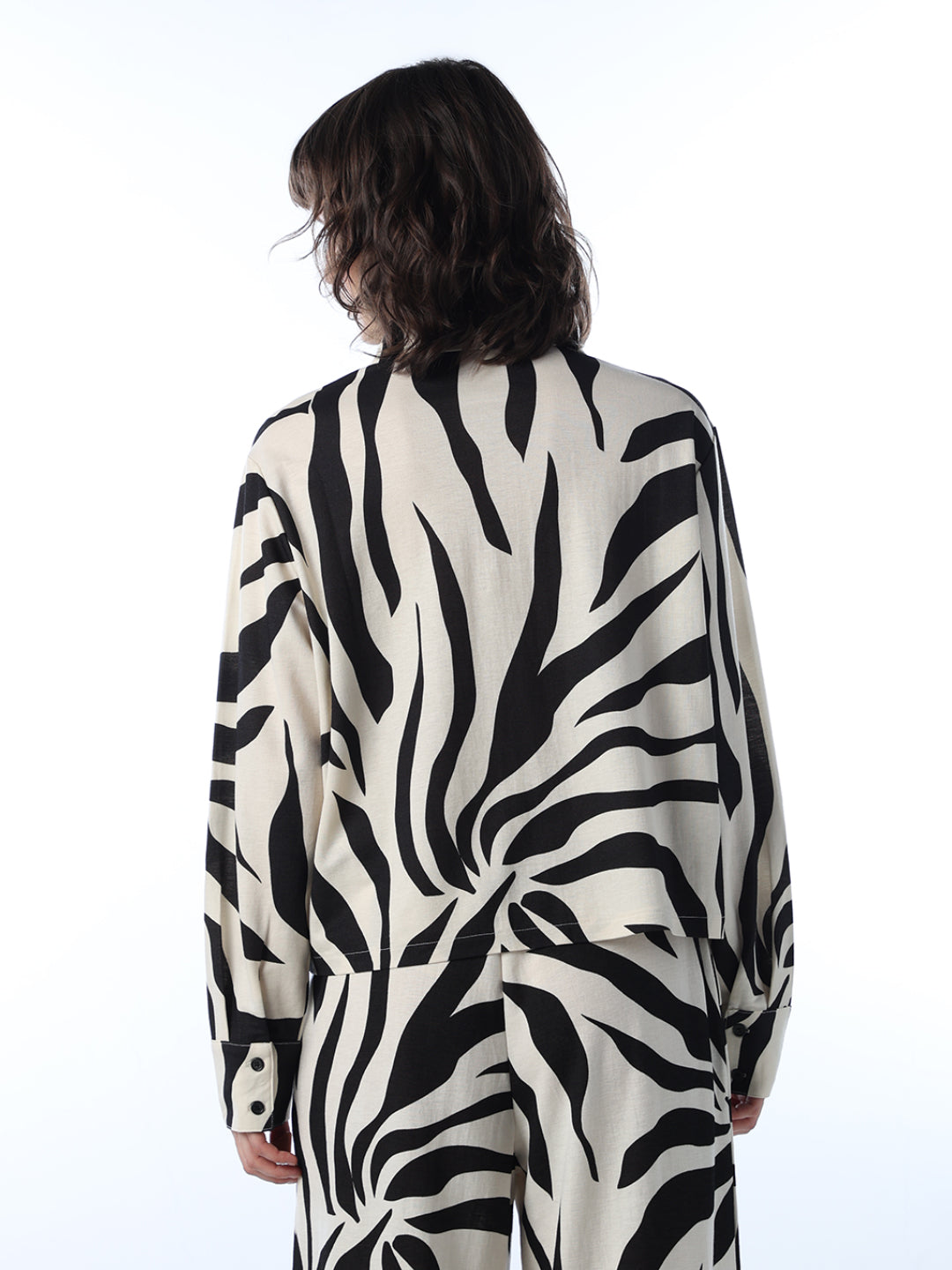 Cropped Printed Shirt