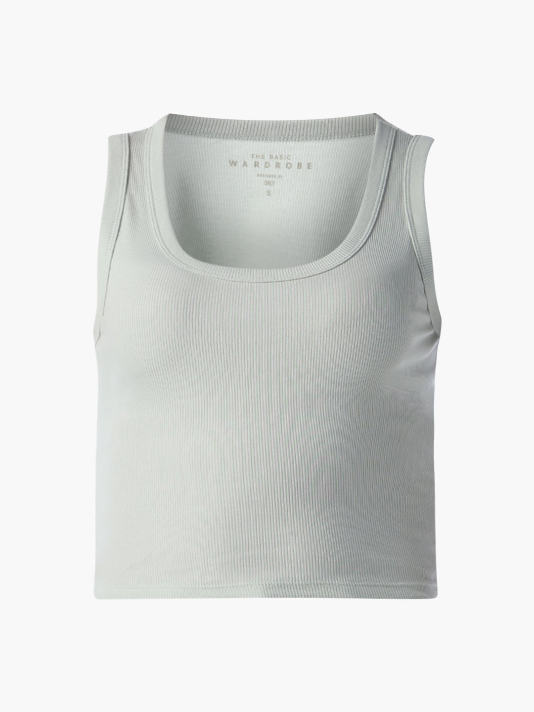 Light Green Scoop Neck Tank Top