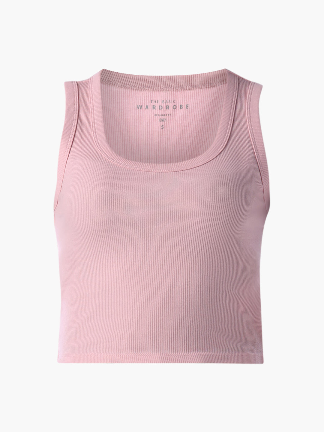 Pink Scoop Neck Tank Top