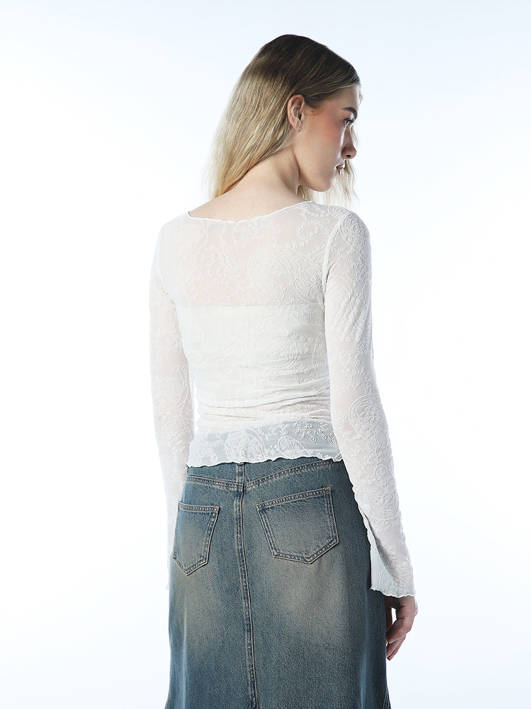 Boatneck Ruching Top