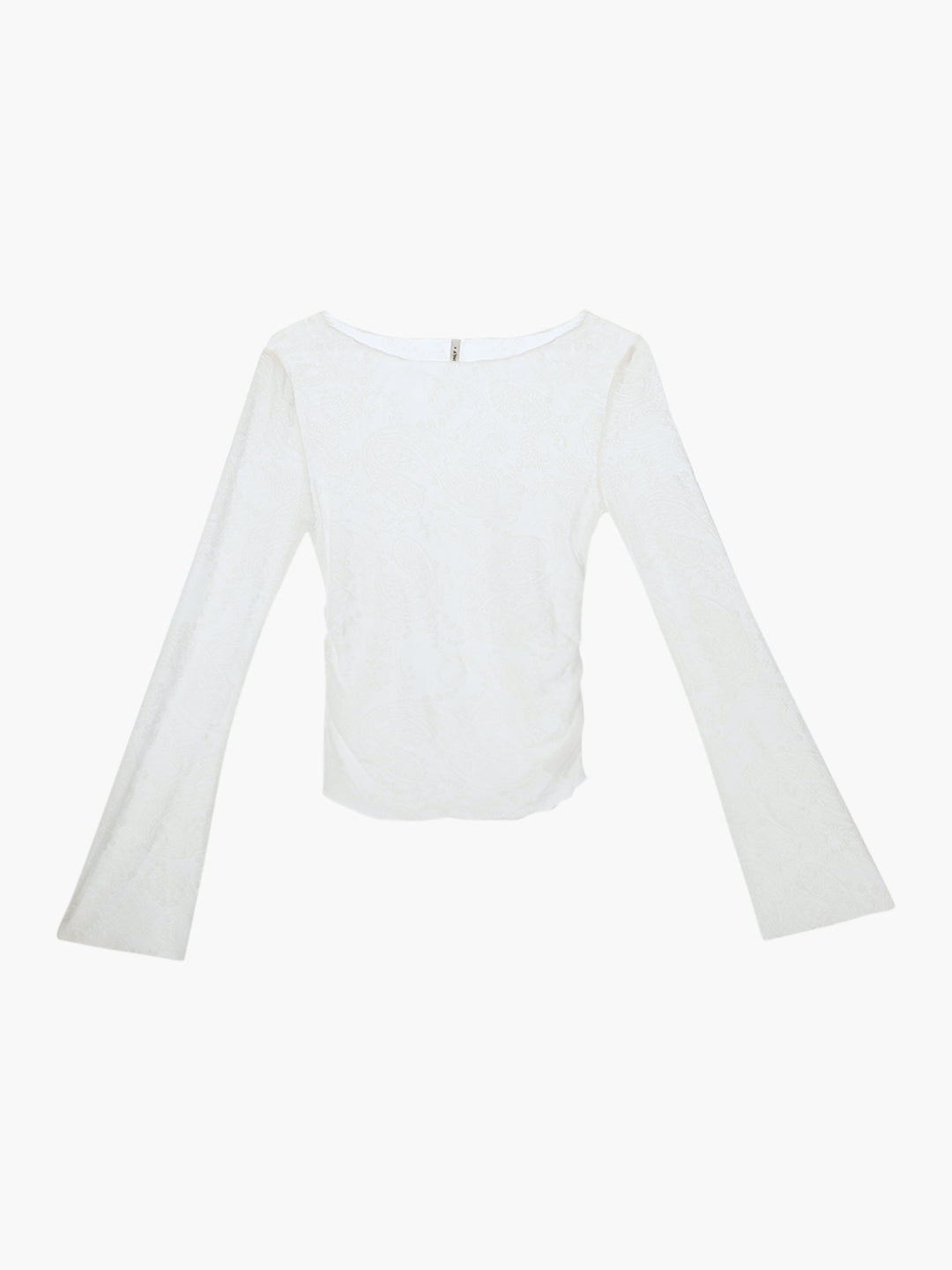 Boatneck Ruching Top