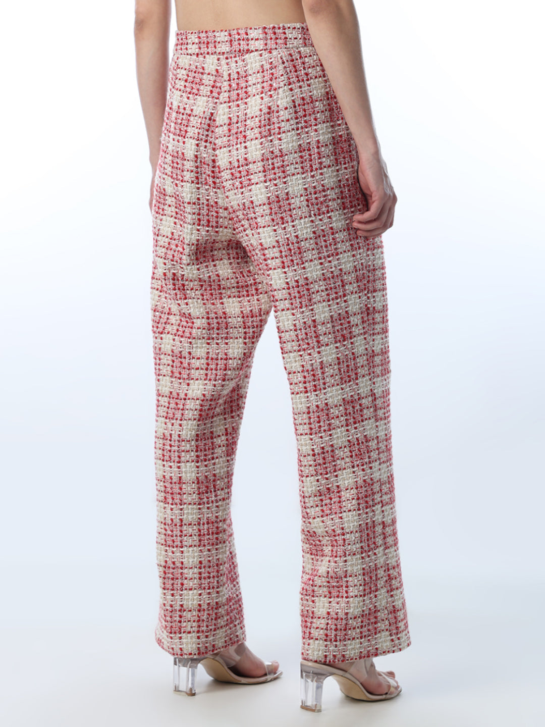 Tweed Straight Pants