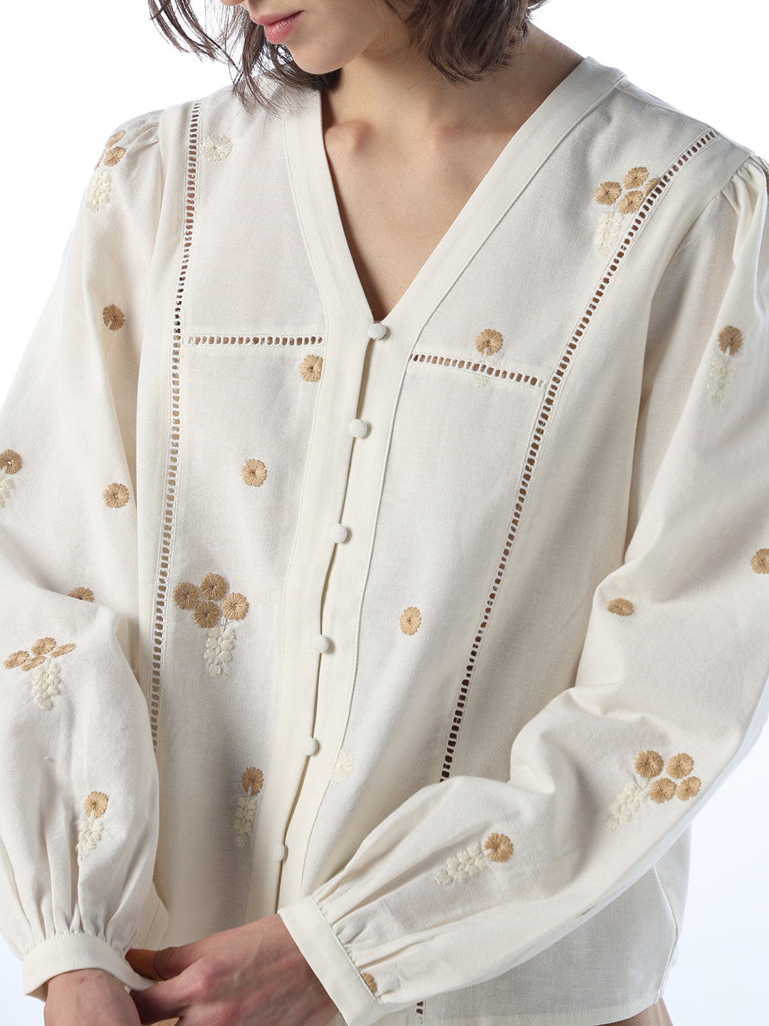 V-Neck Printed Shirt