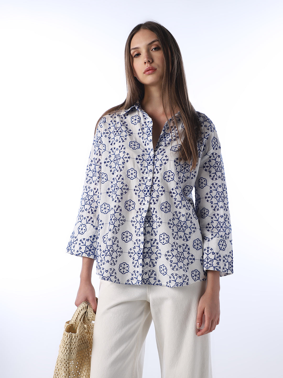 Embroidered Regular Fit Shirt