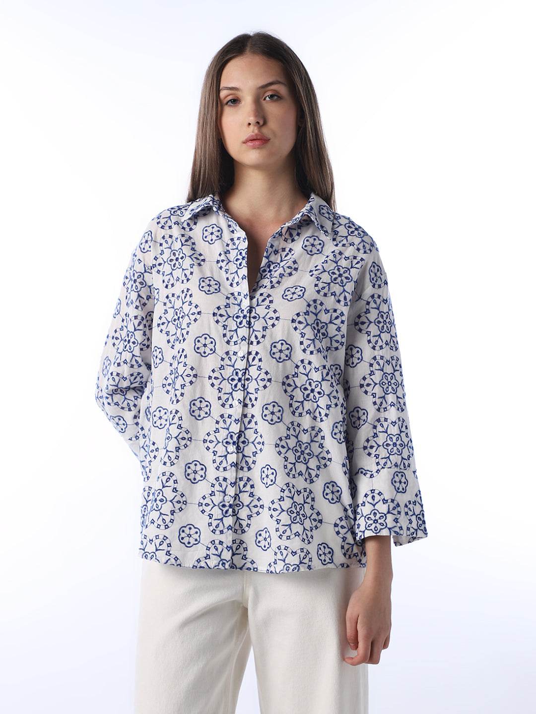 Embroidered Regular Fit Shirt