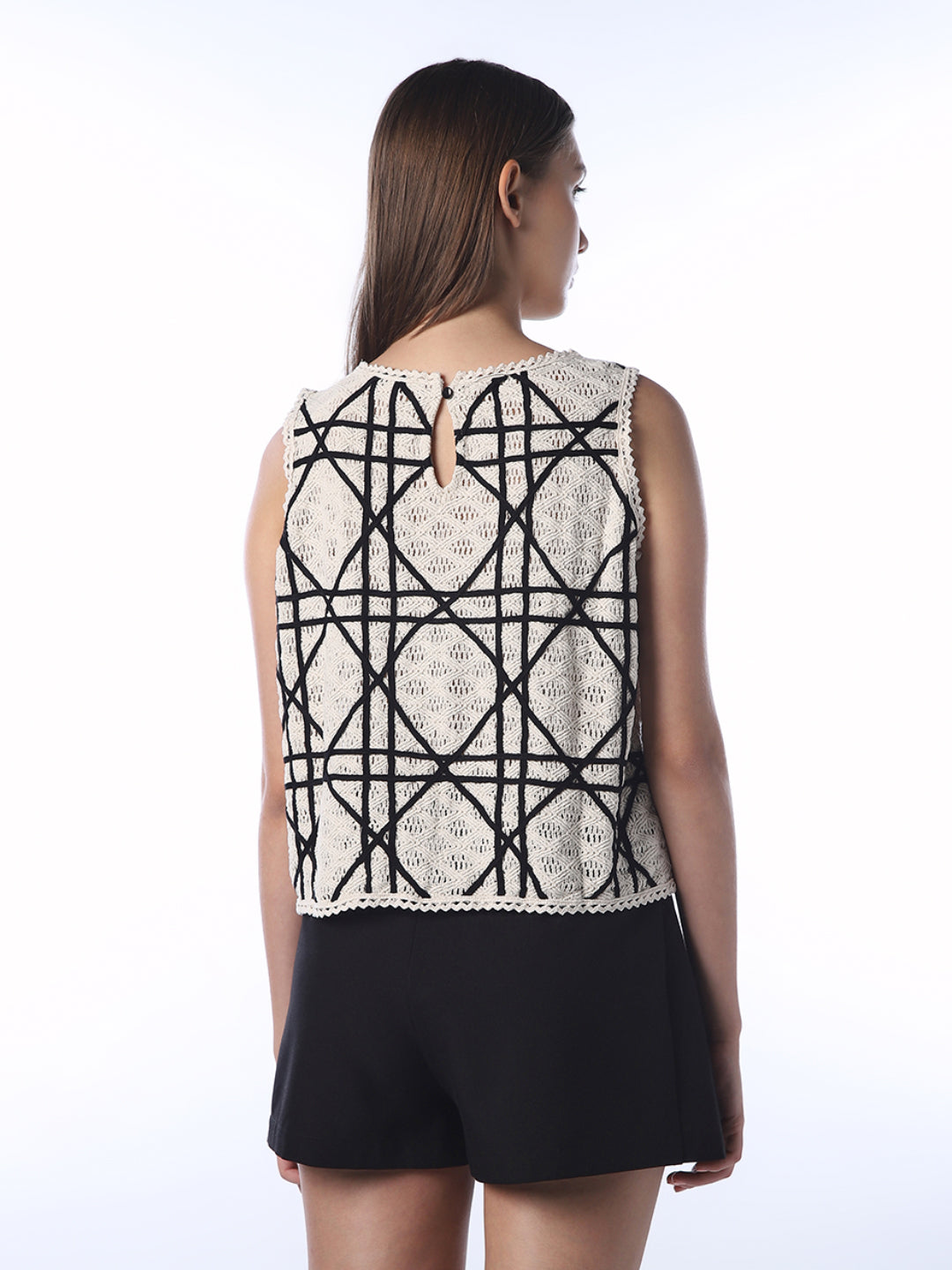 Embroidered Lace Top